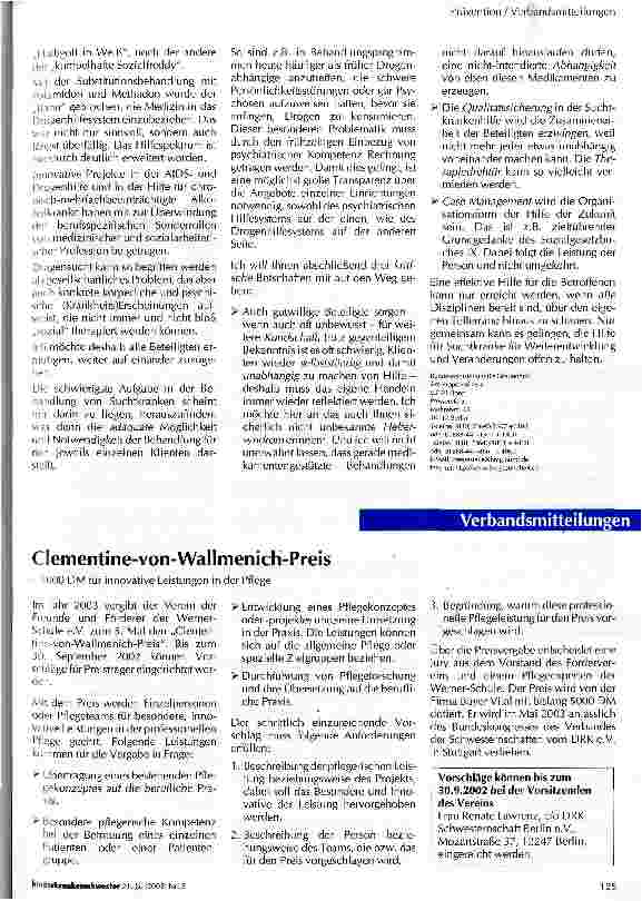 Vorschauseite 2: Wo stehen wir heute in der Suchtkrankenhilfe?