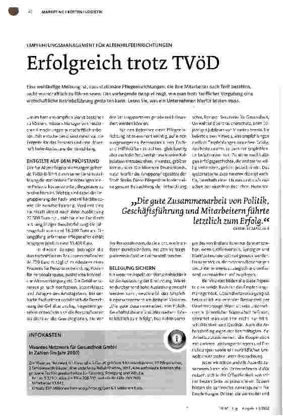 Vorschauseite 1: Erfolgreich trotz TVöD