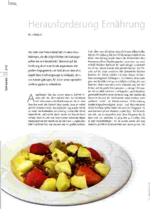 Vorschauseite 1: Herausforderung Ernährung