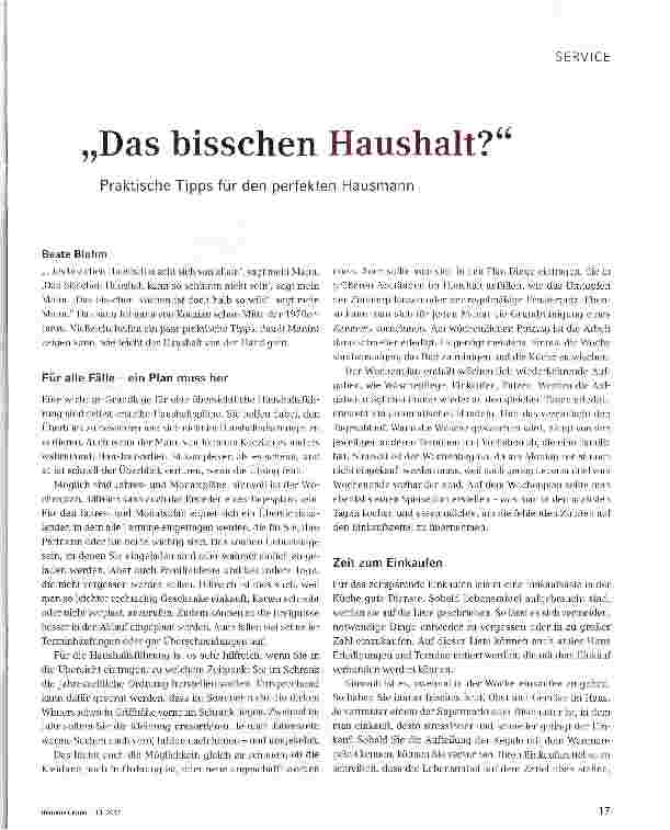 Vorschauseite 2: Das bisschen Haushalt?