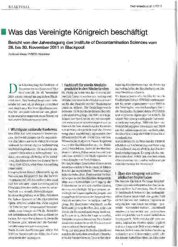 Vorschauseite 1: Was das Vereinigte Königreich beschäftigt