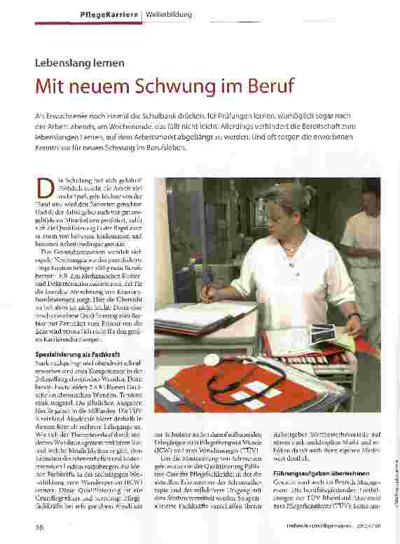 Vorschauseite 1: Lebenslang lernen Mit neuem Schwung im Beruf