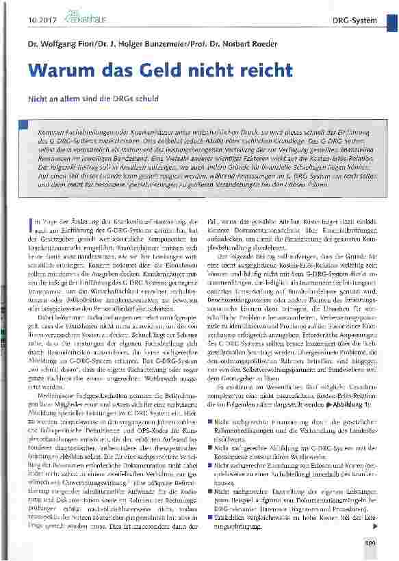 Vorschauseite 1: Warum das Geld nicht reicht