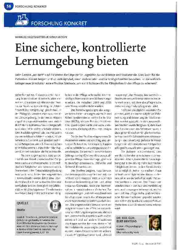 Vorschauseite 1: Eine sichere, kontrollierte Lernumgebung bieten