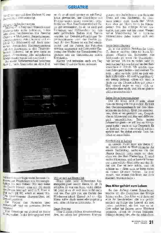Vorschauseite 3: Früher war ich jemand! Einbezug der Patientenbiografie in die Pflege