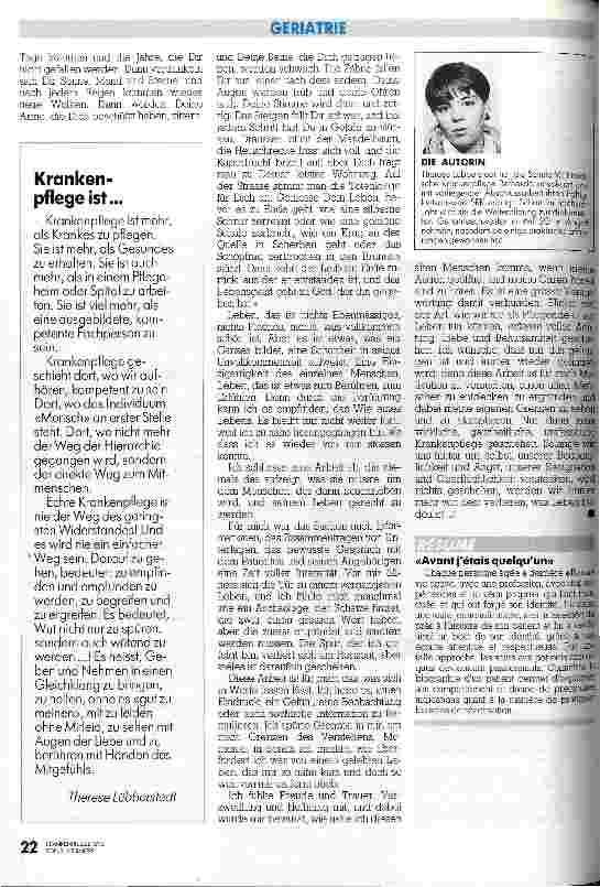 Vorschauseite 4: Früher war ich jemand! Einbezug der Patientenbiografie in die Pflege
