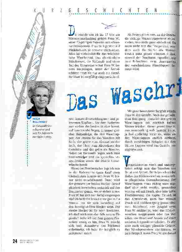Vorschauseite 1: Das Waschritual