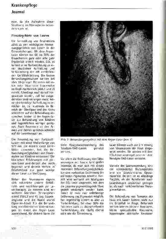 Vorschauseite 2: Zur Lasertherapie von Hauterkrankungen