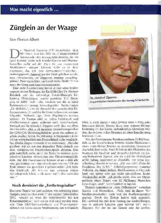 Vorschauseite 1: Zünglein an der Waage