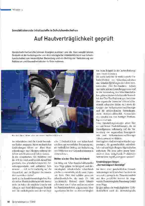 Vorschauseite 1: Auf Hautverträglichkeit geprüft