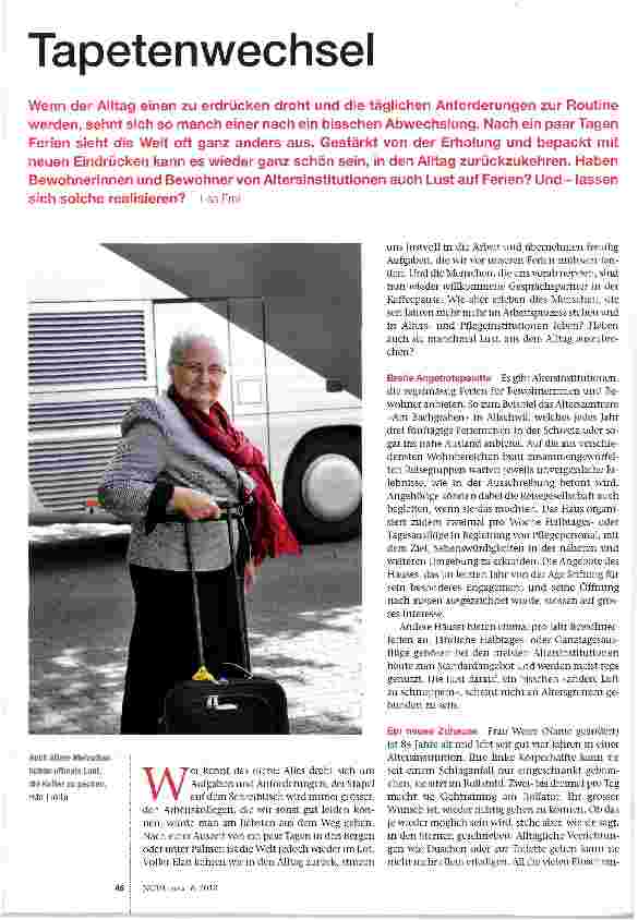 Vorschauseite 1: Tapetenwechsel