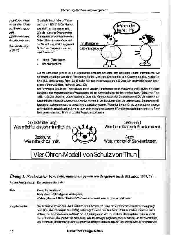 Vorschauseite 2: Förderung der Beratungskompetenz