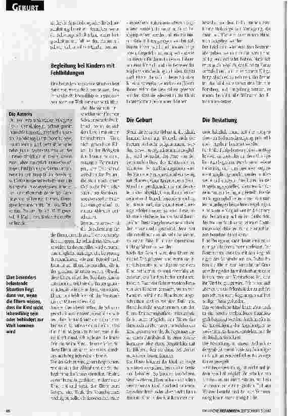 Vorschauseite 2: Leere Wiege eine begleitete Selbsthilfegruppe