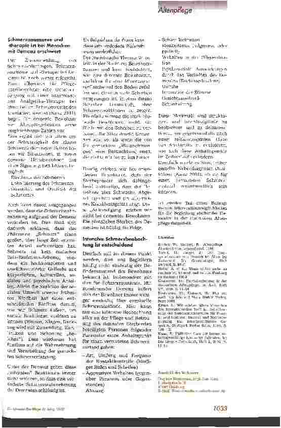 Vorschauseite 4: Sterbebegleitung bei Bewohnern mit Demenz Teil 1