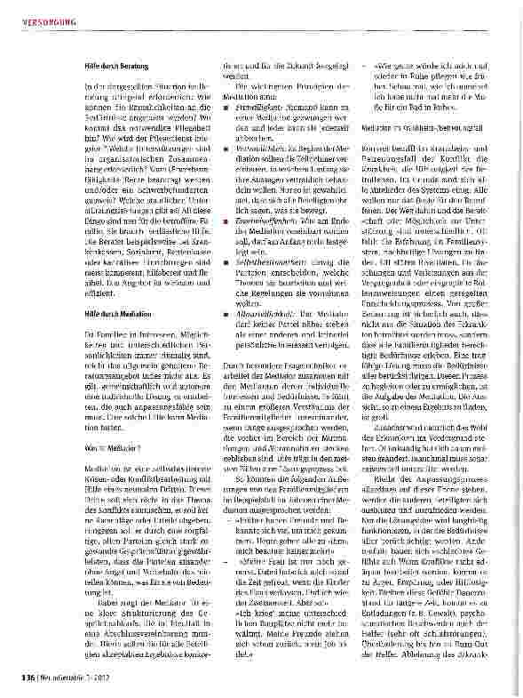 Vorschauseite 2: Krankheit trifft nicht nur einen