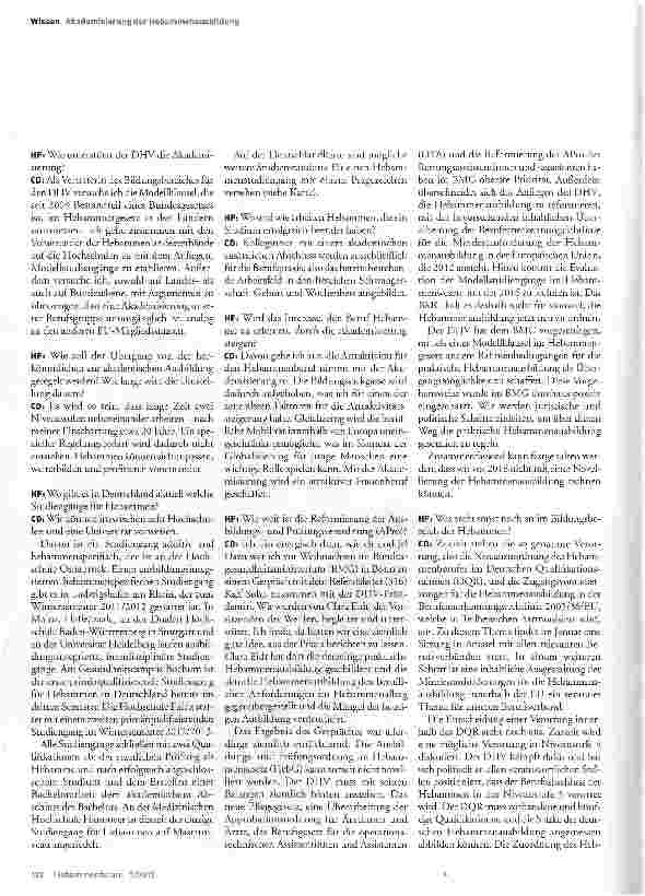 Vorschauseite 2: »Ich bin stolz auf das, was wir vorweisen können«