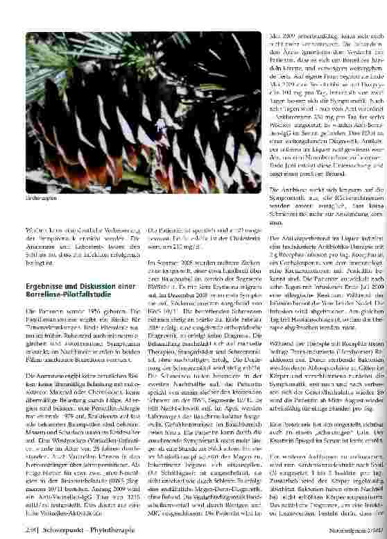 Vorschauseite 2: Lärchenharz gegen Borrelien