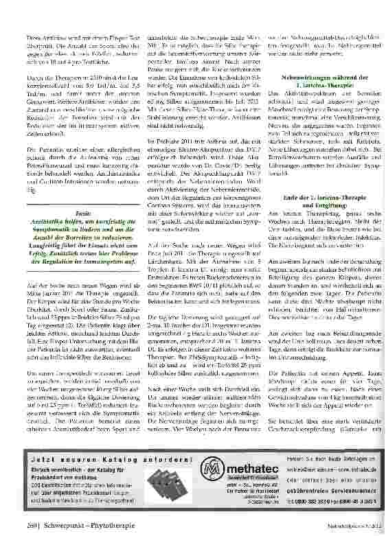Vorschauseite 4: Lärchenharz gegen Borrelien