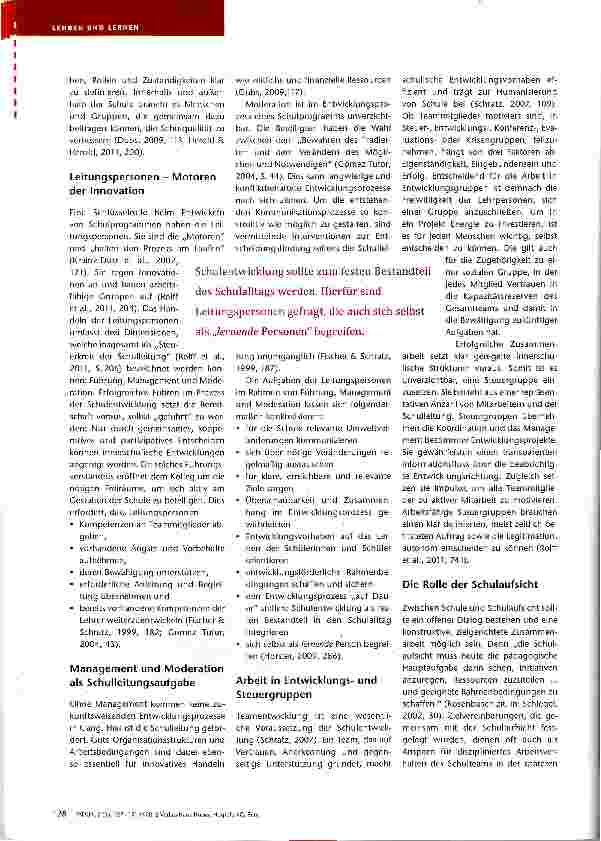 Vorschauseite 2: Eine „lernende Schule werden Pflegeschulprogramme als Instrumente - Teil 2