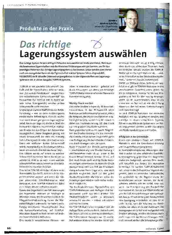 Vorschauseite 1: Das richtige Lagerungssystem auswählen