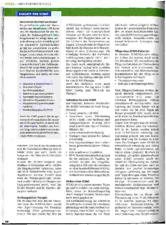 Vorschauseite 3: Künstliche Lunge auf Zeit