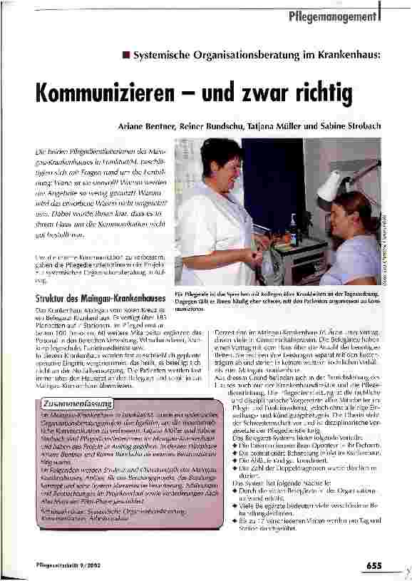 Vorschauseite 1: Kommunizieren - und zwar richtig