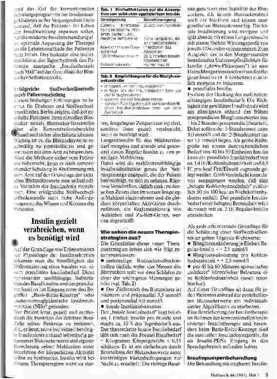 Vorschauseite 2: Moderne Methoden der Insulintherapie