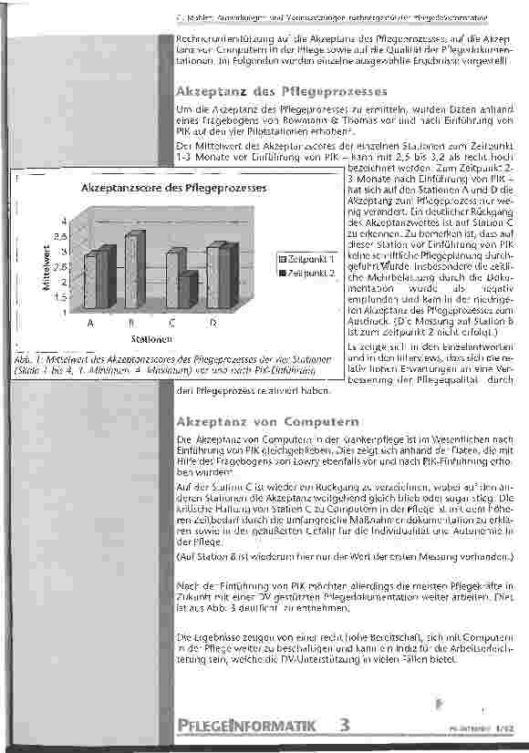 Vorschauseite 3: Auswirkungen und Voraussetzungen rechnergestützter Pflegedokumentation Eine systematische Evaluationsstudie