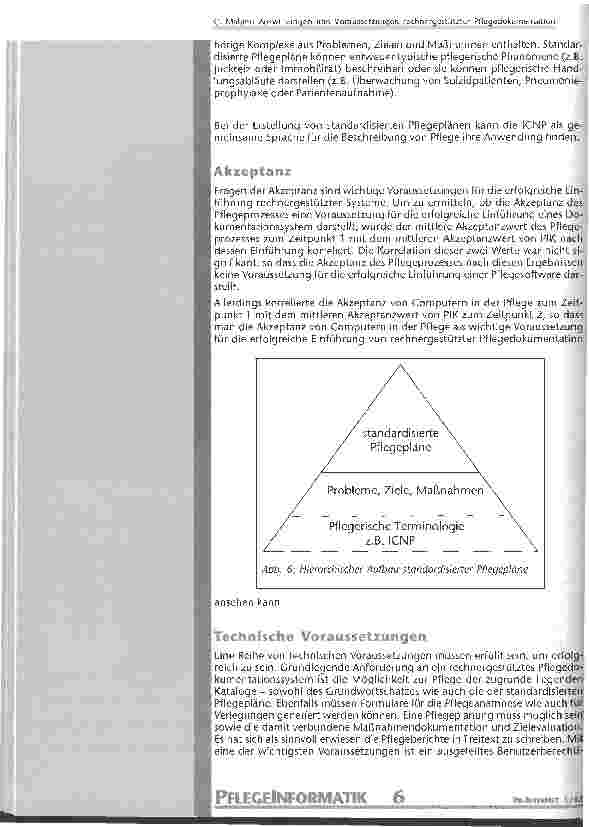 Vorschauseite 6: Auswirkungen und Voraussetzungen rechnergestützter Pflegedokumentation Eine systematische Evaluationsstudie