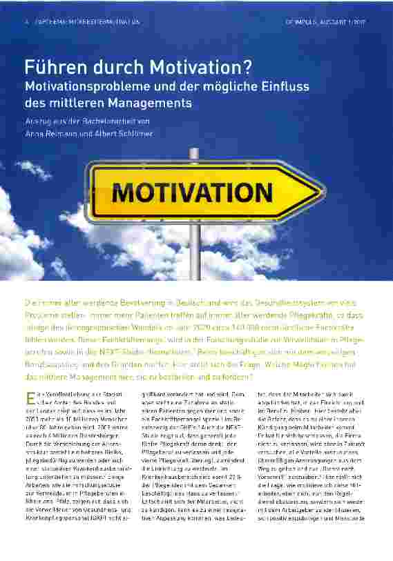Vorschauseite 1: Führen durch Motivation