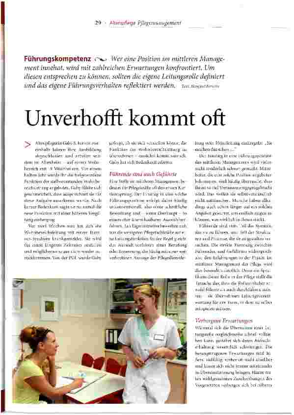 Vorschauseite 1: Unverhofft kommt oft