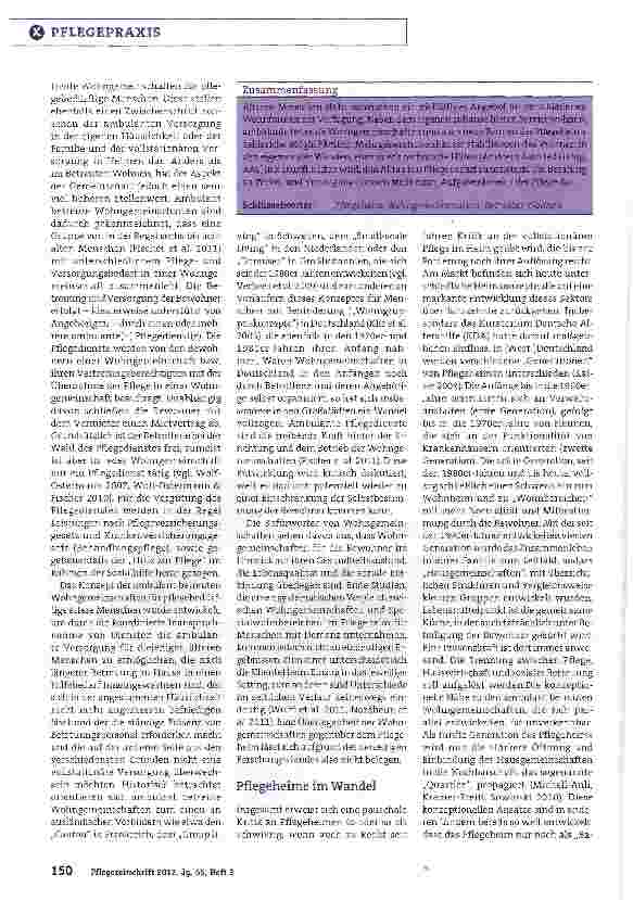 Vorschauseite 3: Auf keinen Fall ins Heim