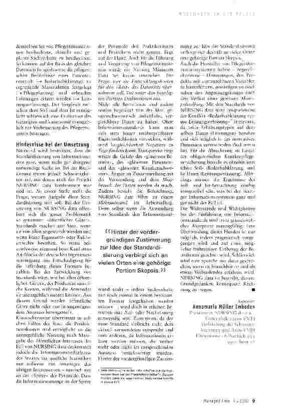 Vorschauseite 3: Funktionsweisen des Messsystems im Gesundheitswesenam Beispiel der Pflege