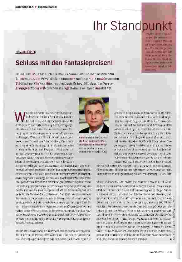 Vorschauseite 1: Schluss mit den Fantasiepreisen!