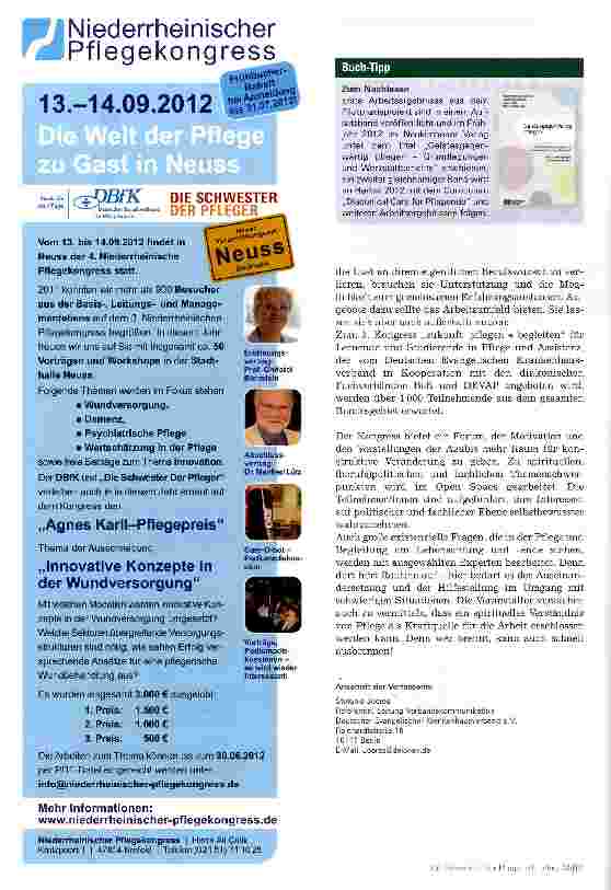 Vorschauseite 4: Spiritualität in der Pflege auch das noch?