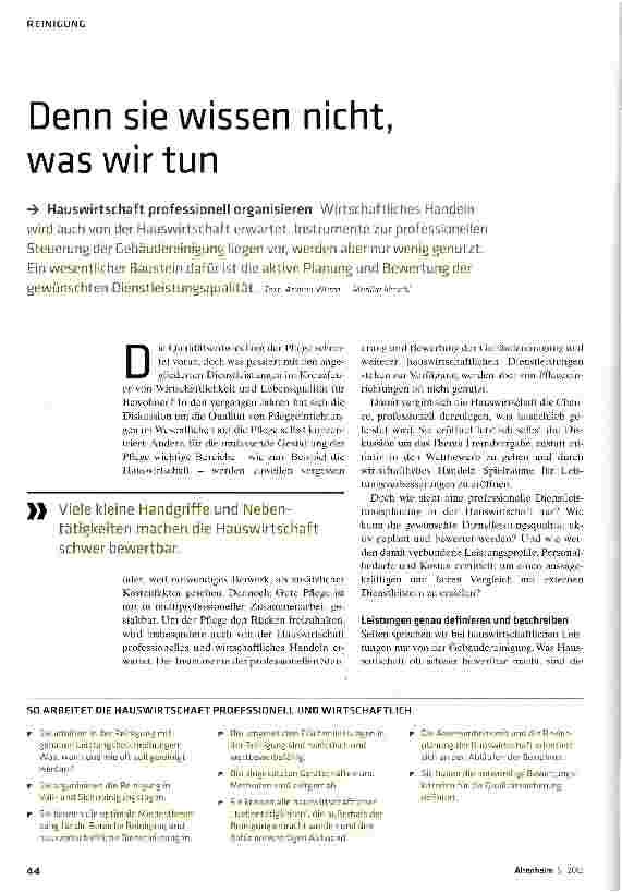 Vorschauseite 1: Denn sie wissen nicht, was wir tun