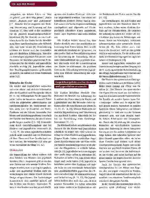 Vorschauseite 6: Das Erleben von Kindern psychisch kranker Eltern