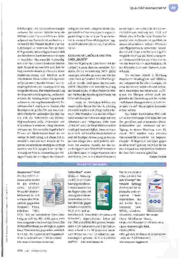 Vorschauseite 2: Bewusstsein für Handhygiene „einimpfen