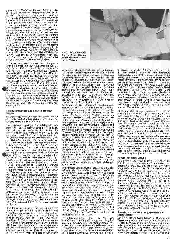 Vorschauseite 2: Praxis der Nephrologie 26. Folge: (Schluß) Heimdialyse