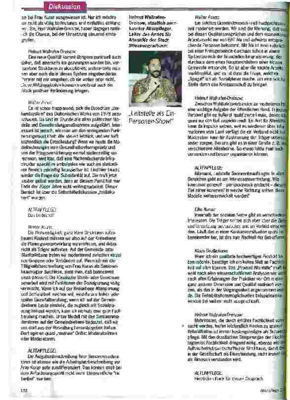 Vorschauseite 4: Altenämter, Seniorenbeauftragte oder Leitstellen?