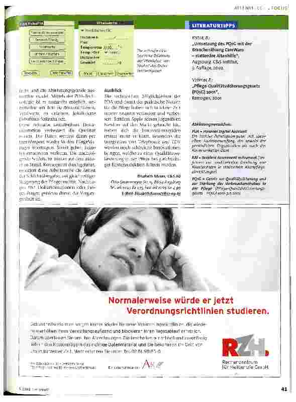 Vorschauseite 2: Mobile Kommunikation fördert Qualitätsmanagement