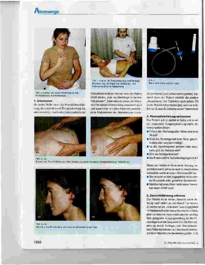 Vorschauseite 2: Der Therapeut als StreikbrecherAtemtherapie bei oberer Atemwegsobstruktion -Behandlung bei VCD
