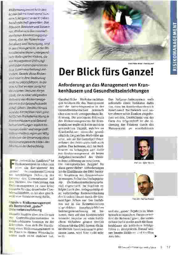 Vorschauseite 1: Der Blick fürs Ganze!