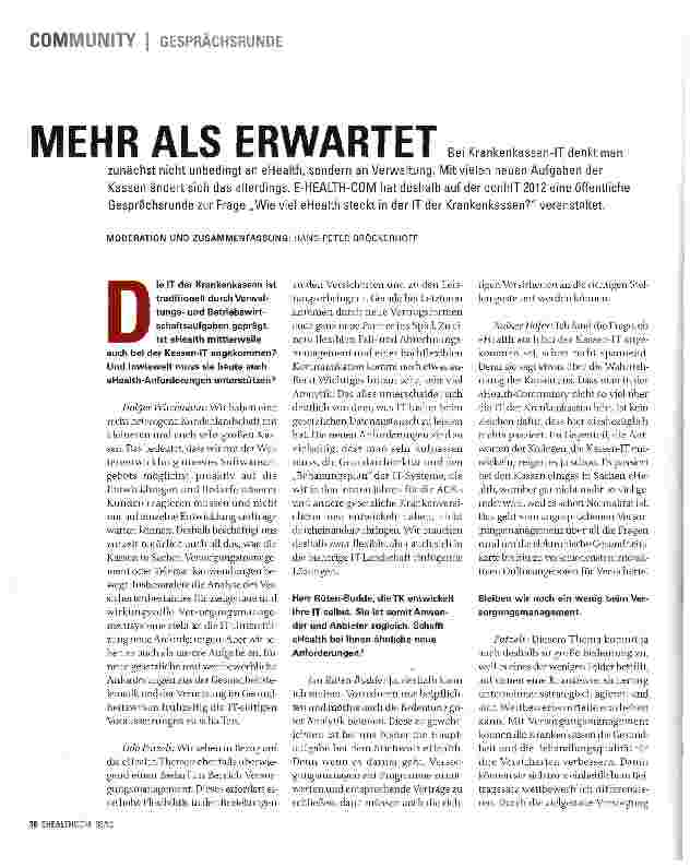 Vorschauseite 1: MEHR ALS ERWARTET