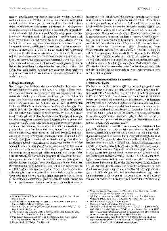 Vorschauseite 2: Die Schließung von Kranken kassen als arbeitsrechtlicher Problemfall