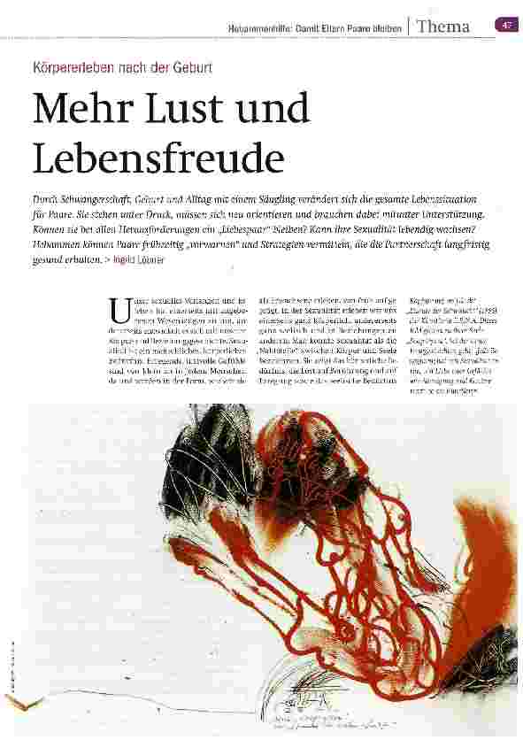 Vorschauseite 1: Mehr Lust und Lebensfreude