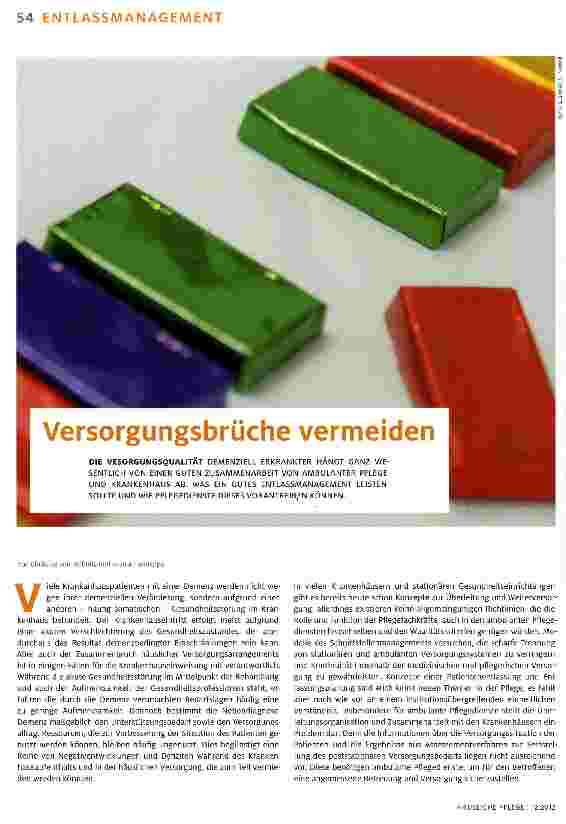 Vorschauseite 1: Versorgungsbrüche vermeiden