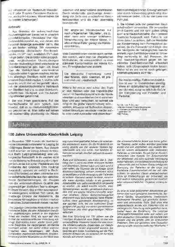 Vorschauseite 2: Desinfektion in der Neugeborenen-Intensivmedizin