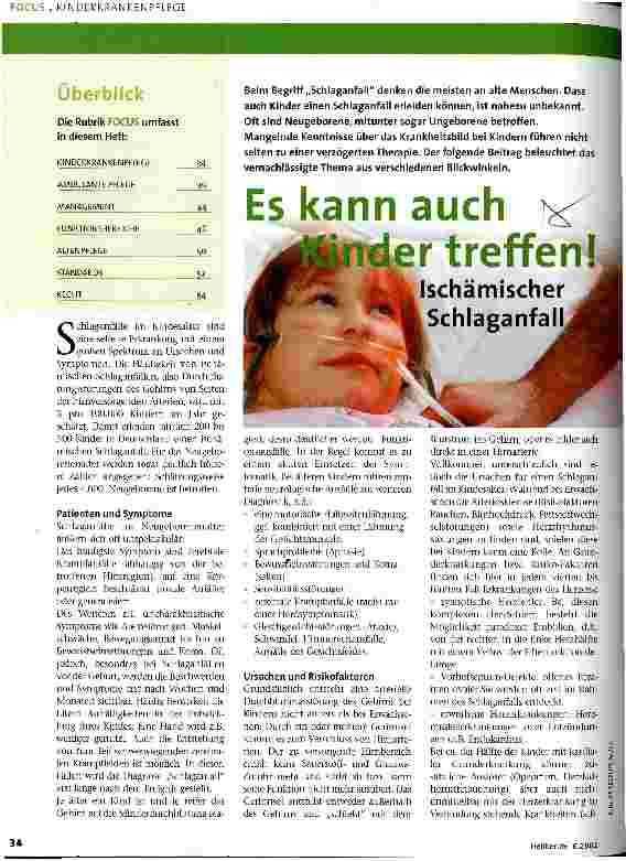 Vorschauseite 1: Es kann auch Kinder treffen!
