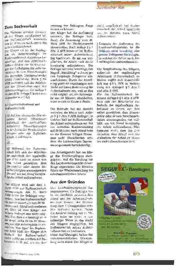 Vorschauseite 2: Rufbereitschaft